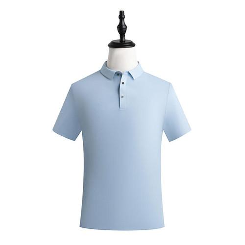 Buy cheap High Grade Pure Color Mercerized Cotton POLO Shirt With Short Sleeves from wholesalers