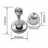 Buy cheap Casting Stainless Steel Interior Door Stops , Magnetic Steel Door Stopper from wholesalers