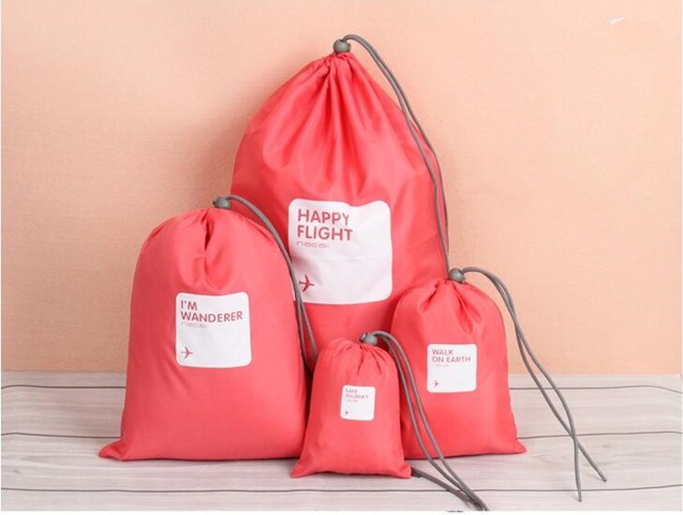Cloth Storage Nylon Drawstring Bag Waterproof Folding Dust Cover For Gift Cloth