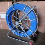 Diameter 11mm Fiberglass Conduit Rodder Galvanized Strengthened Frame