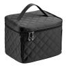 Buy cheap Large Embroidered black Cosmetic Bag-Monogram Cosmetic Bag-Personalized Cosmetic Bag-Bridesmaid Gift-Embroidered from wholesalers
