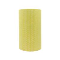 Buy cheap Yellow Wave Printed Viscose Pet Spunlace Nonwoven Material product