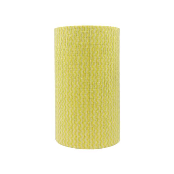 Buy cheap Yellow Wave Printed Viscose Pet Spunlace Nonwoven Material from wholesalers