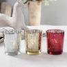 Buy cheap Christmas Tea Light Mercury Glass Votive Candle Holders 82ml Customized Color from wholesalers