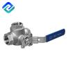 Buy cheap Stainless Steel SS Three Way Ball Valve 2 Inch 3 Way BSP EN 12266 from wholesalers