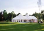 Waterproof White Wedding Party Tent Flame Retardant Logo Printing Available