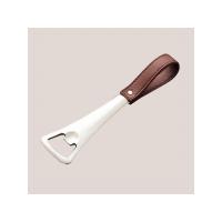 Buy cheap Steel Iron Beer Bottle Opener with leather Strap Material:Stainl,Cool stamped product