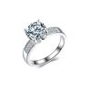 Buy cheap Women 925 Silver Brilliant CZ Diamonds Wedding Engagement Ring (RE663) from wholesalers