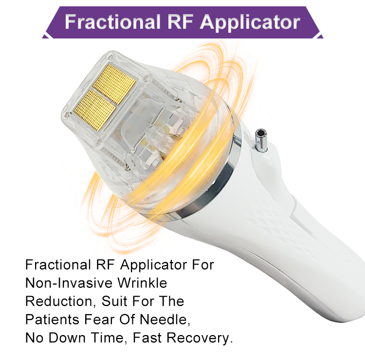 Portable Gold Micro Needle Equipment Radio Frequency Fractional RF Microneedle Machine For Ance Treatment