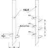 Buy cheap Q355 ASTM Prefabricated Galvanized Steel Round Spiral Ground Anchor Helical Screw Piles from wholesalers