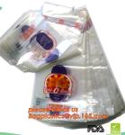 China supply clear food grade poly wicket bags ice bags bread bags with printing