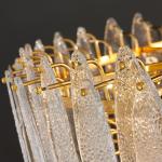 Round Multilayer Crystal Chandelier for Living Room Dining Room kitchen pendant
