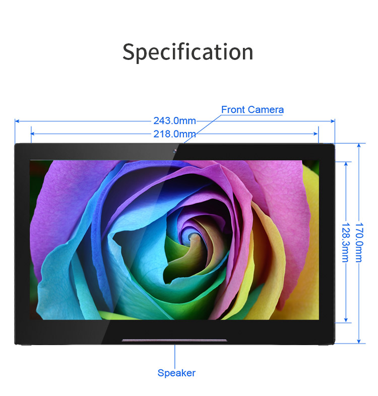 Android6 IPS Screen 1280x800 10" All In One Touch Screen PC