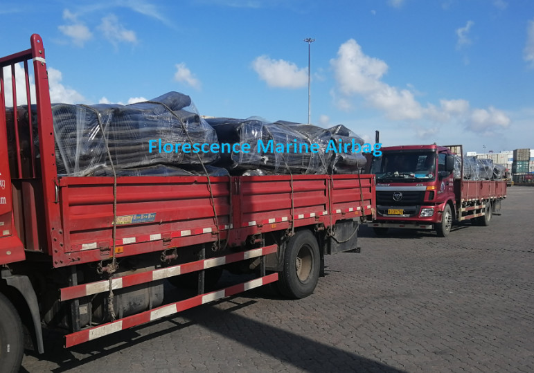 Natural Rubber Marine Salvage Air Lift Bags Customized Size Marine Rubber Airbag