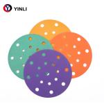 Customized Dry 6in Hook And Loop Sanding Discs Multi Holes For Polishing Car