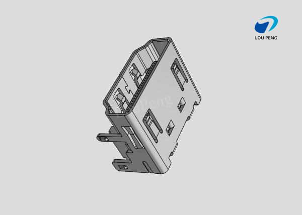 Buy cheap HDMI Connectors, Receptacle, Standard Profile, 1 Port, Top, Right Angle, Surface Mount, Tape from wholesalers