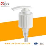 28-400 Silver PP Plastic Lotion Dispenser Pump Long Nozzle With Dip Tube Clip