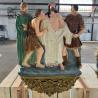 Buy cheap Bronze Jesus Statues 14 Station Sculpture Resin Fiberglass Catholic Religious Church Christian Custom Size from wholesalers