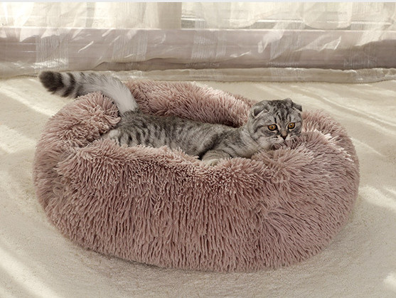 fluffy dog bed large
