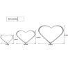 Buy cheap RK Bakeware China Foodservice NSF Heart Shape Cake Baking Mold , Stainless Steel Heart Molding Mousse Cake Rings from wholesalers