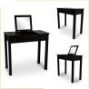 Buy cheap Black Solid Wood Material Large Capacity Wooden Mirror Table For Bedroom from wholesalers