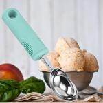 Stainless Steel Bulk Kitchen Supplies Ice Cream Scoop 25mm With Non Slip Handle