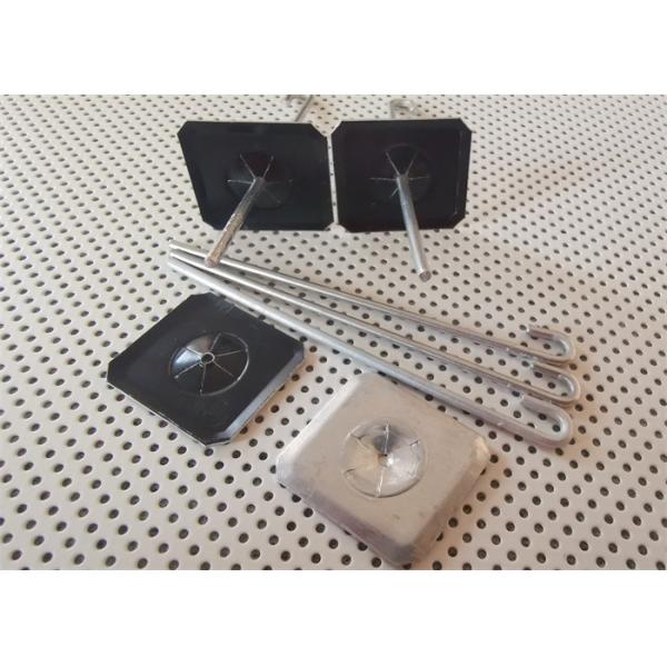 Square Phosphating Self Locking Washer Clip J Hooks For Solar Panel Mesh Fixing