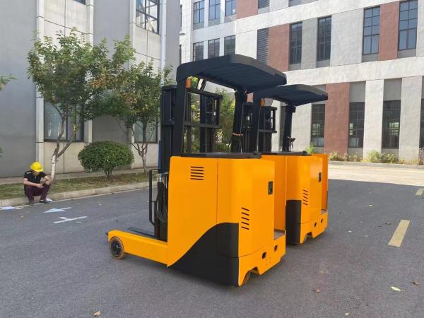 Buy cheap Low Noise Electric Pallet Forklift Hydraulic Pump Stand Up Electric Forklift from wholesalers