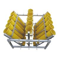 Buy cheap Heighet 320mm 340mm 360mm Fiberglass Mortar Tube For Shooting Fireworks Display product