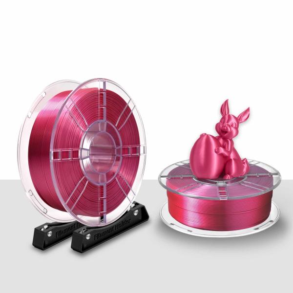 Buy cheap PLA+ Filament Silk Rose Red 3D Printer Filament for Your Printing Needs from wholesalers