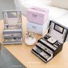 Buy cheap Large-Capacity Wooden Jewelry Storage Box for Jewelry Earrings Necklace Ring Storage Solution from wholesalers