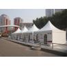 Buy cheap Advertising Aluminum Pagoda Tent Flame Retardant 100 Km / H Wind Loading from wholesalers
