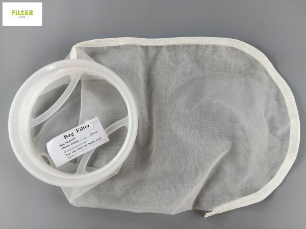 Buy cheap 25 Micron PP Steel Ring Water Filter Bag For Filtration Industrial from wholesalers