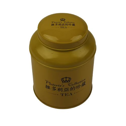 Buy cheap ISO Classic Loose Leaf Tea Tin Metal Tea Canister 90*120mm from wholesalers