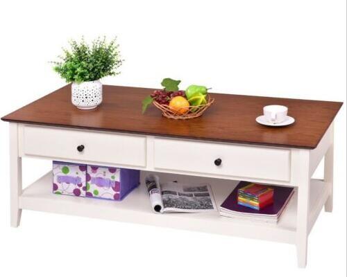 Buy cheap Convenient Modern Low Living Room Table With Drawers Improve Interior Design from wholesalers