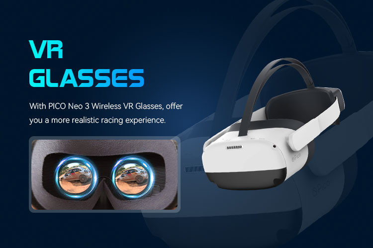 Crazy City VR Racing Simulator Virtual Reality Simulation Rides Driving Motion Race Seat Simulator