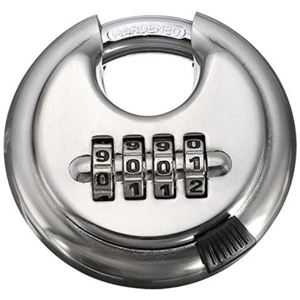 Buy cheap Rustproof Outdoor Lock 4 Digit Combination Discus With Hardened Shackles Padlock from wholesalers