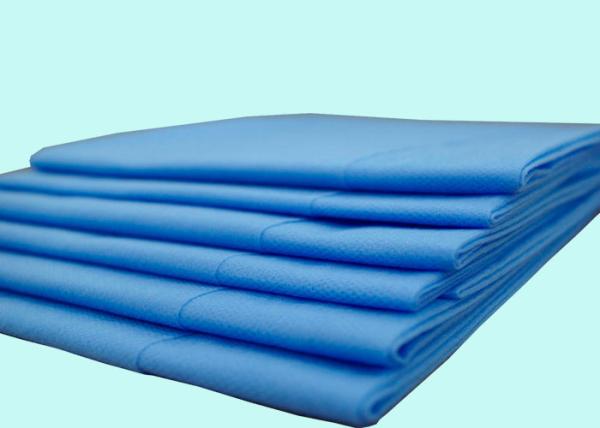 Buy cheap Blue / Pink Hospital PP Spunbond Nonwoven Disposable Bed Sheet In Surgical from wholesalers