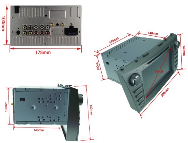 Ouchuangbo Toyota Camry 2007-2011 radio DVD with gps navigation bluetooth OCB-8611
