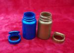 Buy cheap Blue Flip - Top PP Cap HDPE Pill Bottles 100ml Capacity Easy To Drop Tablet from wholesalers