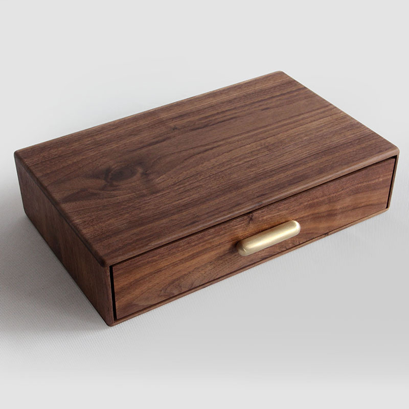 Ultralight Handmade Wooden Box Packaging Stable Mildewproof For Jewelry