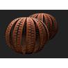 Buy cheap Balls Type Outdoor Corten Steel Garden Sculpture , Rusty Sphere Sculpture from wholesalers