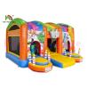 Buy cheap Colorful Jungle Wild Animal PVC Inflatable Jumping Castle With Slide For Kids from wholesalers