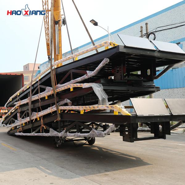 Buy cheap Mechanism Steel Hydraulic Dock Ramp 10000kgs Mobile Loading Dock Ramps from wholesalers