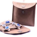 OEM ODM Fabric Drawstring Gift Bags Suede Envelope Bag Good Air Permeability