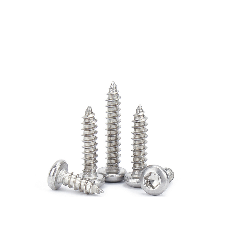 Black Oxide Finish Torx Round Pan Head Self-Tapping Screws for OEM Customized Service