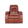 Buy cheap Premium Genuine Leather Home Theater Seating Sectional Recliner Fireproof from wholesalers