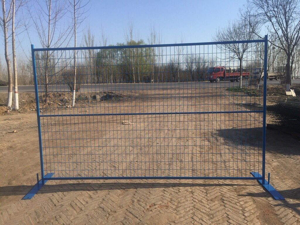 CE PCV Coated 6x10ft Temporary Site Fencing For Construction