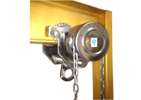 Buy cheap Stainless Geared Trolley Lifting Tools For Food Industry 0.5 ton - 10 ton 50 mm - 203 mm from wholesalers
