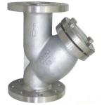 PN16 Raised Face Flange End Industrial Water Strainers Cast Steel Body With 40
